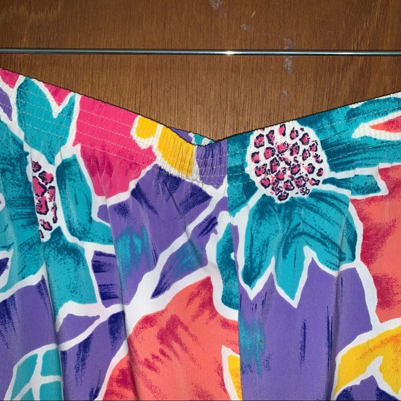 Women’s L 14-16 SG SPORT 2-PC Long AQUA Blazer & Bright MULTI Pull On Skirt Set - Picture 16 of 16